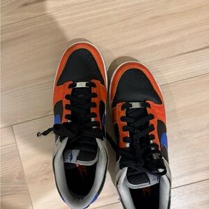 Nike Black and Orange Men's Sneakers